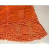 imageEomenie Womens Contrast Lace Bathing Suit Cover Up VNeck Swimsuit Coverups Loose Swimwear Beach Dress BeachwearOrange