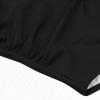imageEomenie Womens One Piece Swimsuits Tummy Control Cutout High Waisted Bathing Suit Wrap Tie Back 1 Piece SwimsuitGreen Black