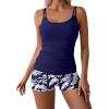 Navy Blue Leaf