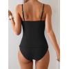 imageEomenie Tankini Swimsuits for Women Two Piece Tummy Control Bathing Suit Slimming Modest Swimwear with High Waisted BottomBlack