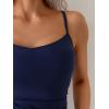 imageEomenie Tankini Swimsuits for Women Two Piece Tummy Control Bathing Suit Slimming Modest Swimwear with High Waisted BottomDark Blue Printed