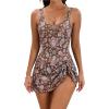 Brown Floral Printed