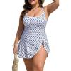 White Polka Dots