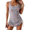 Blue Orange Printed