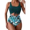 Peacock Green Print