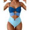 Blue Color Block