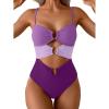 Purple Color Block