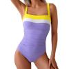 Yellow-white-purple