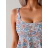 imageEomenie Tankini Swimsuits for Women Tummy Control Two Piece Bathing Suit Cutout Back Swim Suit with Bottom