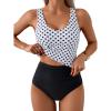 White Polka Dots