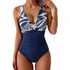Navy Blue Leaf