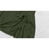 imageEomenie Womens High Waisted Swim Skirt Tummy Control Bikini Bottoms Side Tie Knot Bathing Suit Bottom with Builtin PantyGreen