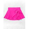 imageEomenie Womens High Waisted Swim Skirt Tummy Control Bikini Bottoms Side Tie Knot Bathing Suit Bottom with Builtin PantyHot Pink