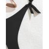 imageEomenie Thong Bikini Bottoms for Women Sexy Cheeky Swimsuit Bottom Low Rise Adjustable Tie Side Bathing SuitBlack
