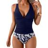 Navy Blue & Print