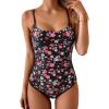 Pink Black Floral